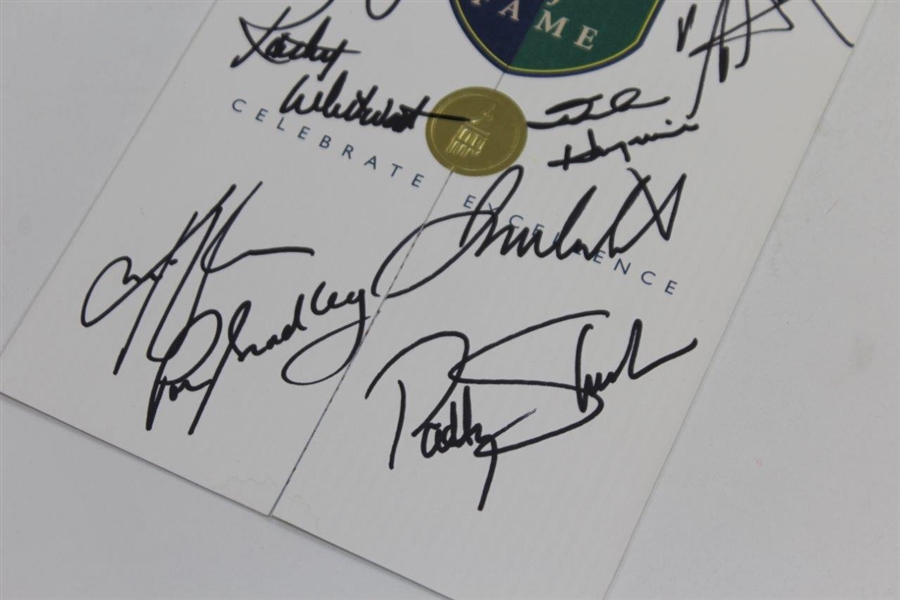 Eight (8) LPGA World Golf Hall of Fame Members Signed WGHOF Program JSA ALOA