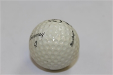 Jack Nicklaus Signed Personal MacGregor 'Jack Nicklaus J' Tourney 4 Golf Ball JSA ALOA 