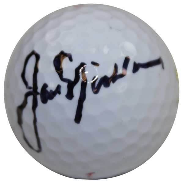 Jack Nicklaus Signed Titleist 1 Masters Logo Golf Ball JSA ALOA