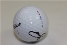 Jack Nicklaus Signed Titleist 1 Masters Logo Golf Ball JSA ALOA