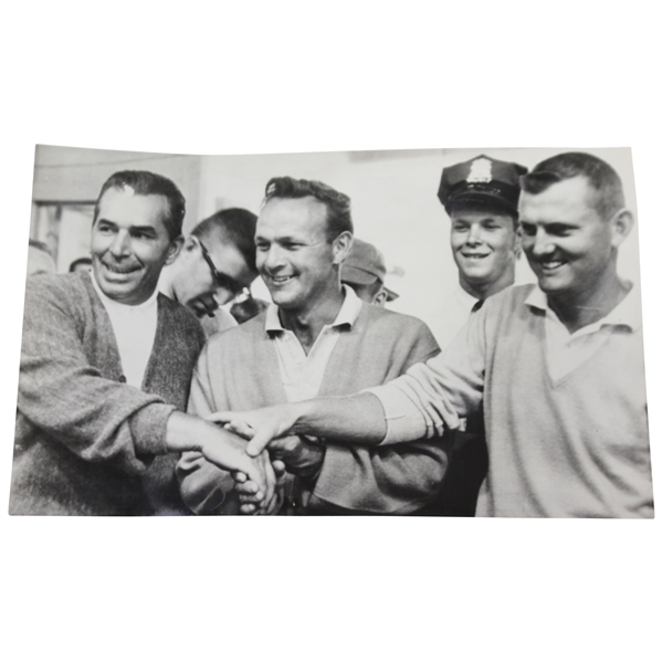 1963 US Open Playoff Arnold Palmer, Boros, & Cupit Wire Photo 6/23/1963