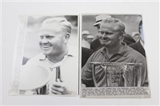 1967 & 1968 Jack Nicklaus Back-to-Back Western Open Wire Photos - 8/8/1967 & 8/6/1968
