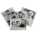 Two President Eisenhower Wire Photos with One Mamie with Arnie at Augusta Wire Photo