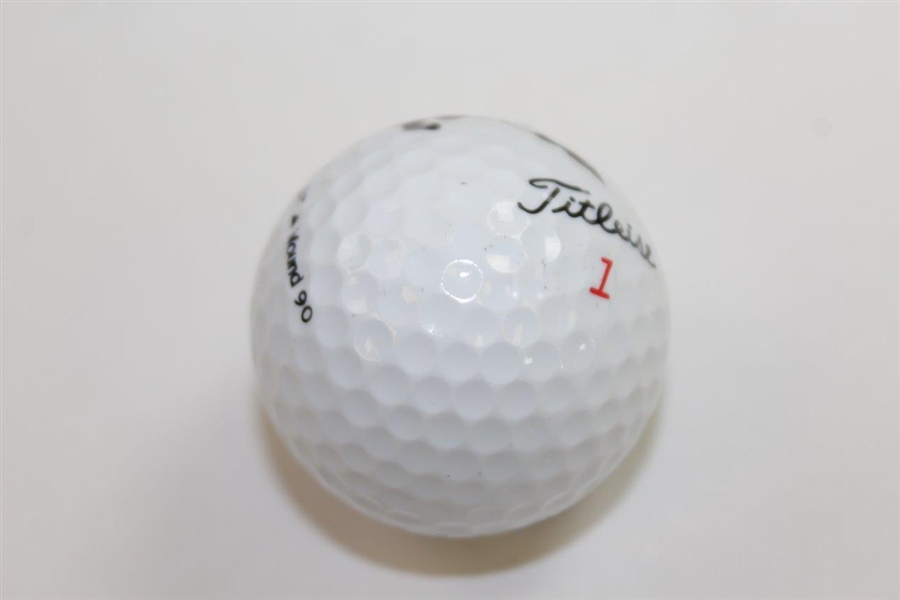 Tiger Woods Signed Walt Disney World Classic Logo Golf Ball FULL JSA LETTER GRADED 9! #BB95315