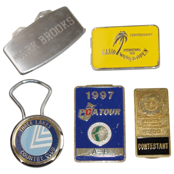 Five (5) Mark Brooks Contestant Money Clips/Entry Prizes