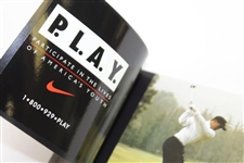 Two Tiger Woods NIKE Flip Books - One English Version & One Japan Version