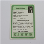 1981 Donruss Golf Card Set - Jack Nicklaus Rookie