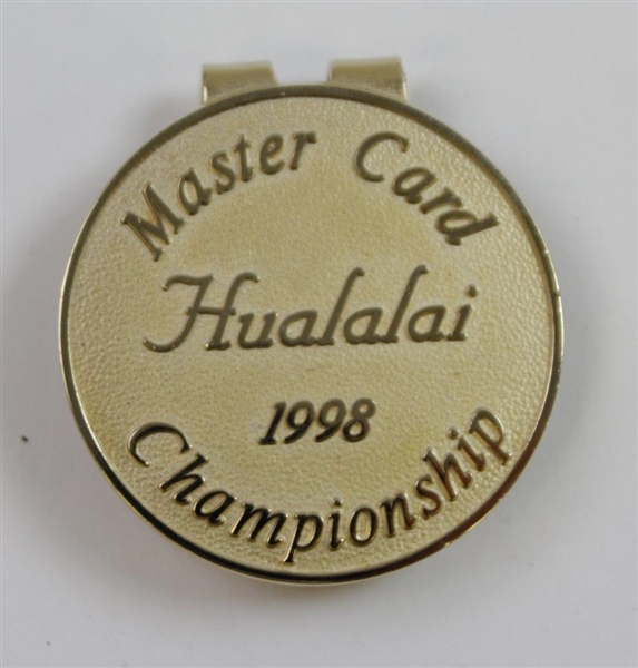 Lot of 2 Vintage PGA Money Clips - Senior PGA and Mastercard Championship