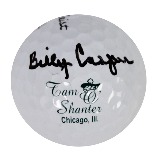 Billy Casper Signed Titleist Tam Shanter Golf Ball PSA#Z63787