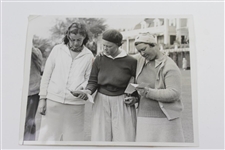 Patty Berg, Estelle Lawson, & Marian McDougall Wire Photo - 9/20/1938 