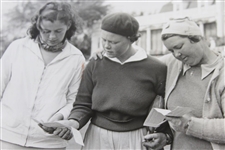 Patty Berg, Estelle Lawson, & Marian McDougall Wire Photo - 9/20/1938 