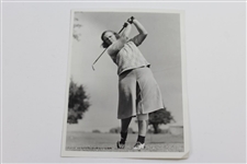 Three Patty Berg Wire Photos from 1935, 1938, & 1943 - Great Shots