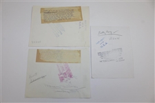 Three Patty Berg Wire Photos from 1935, 1938, & 1943 - Great Shots