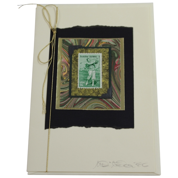 Decorative Bobby Jones Commemorative Stamp Stationary with Envelope