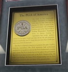 PGA of America Commemorative Custom Cherry Wood Golf Display