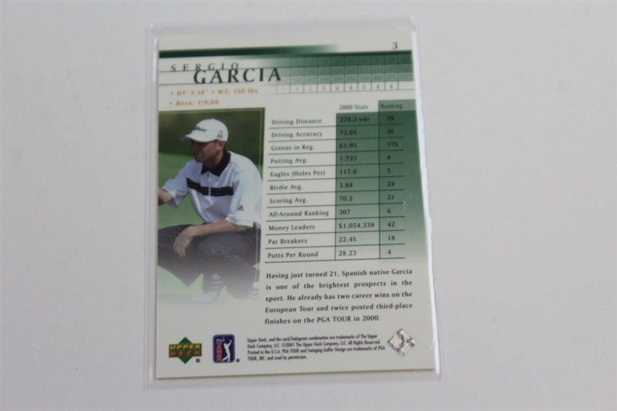 Lot of 400+ Sergio Garcia Rookie Golf Cards - Unpicked & Straight from Packs to Sleeves