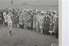 Horton Smith 1934 Masters Win Final Rd First Hole Tee Shot Original ACME Wire Photo 3/27/1934