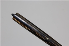 Vintage Silver Crest Real Bronze Post-Swing Golfer with Gold Clubhead Pen Holder Display