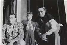 1952 Walter Hagen Photo with Jr. & III from his Autobiography From Estate with Plyer Letter