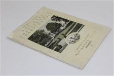 1927 US Amateur Championship at Minikahda Club Official Program - Bobby Jones Win!
