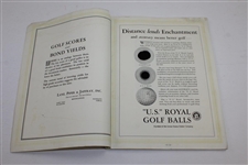 1927 US Amateur Championship at Minikahda Club Official Program - Bobby Jones Win!