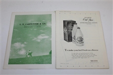 1946 US Amateur Championship at Baltusrol GC Official Program with Pairing Sheets