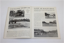 1946 US Amateur Championship at Baltusrol GC Official Program with Pairing Sheets