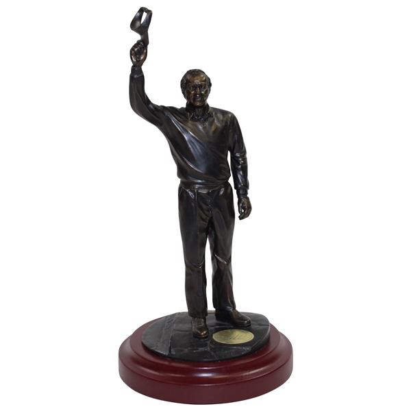 Arnold Palmer 'The Farewell' From Swilcan Bridge Golf Statue by The Danbury Mint