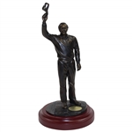 Arnold Palmer The Farewell From Swilcan Bridge Golf Statue by The Danbury Mint