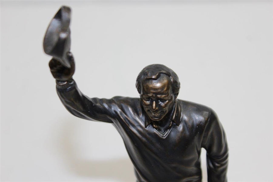 Arnold Palmer 'The Farewell' From Swilcan Bridge Golf Statue by The Danbury Mint