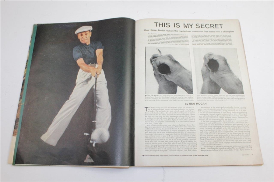 Ben Hogan 1955 LIFE Magazine, October 1997 Golf Digest, & 1957 1st Ed. Five Lessons Book