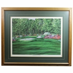 The Camellia Hole #10 The Augusta Collection Print by Nancy Raborn - Framed