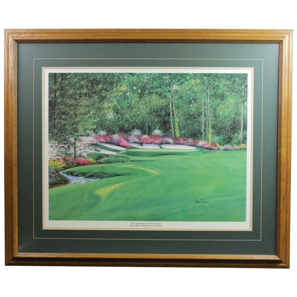 The Azalea Hole #13 'The Augusta Collection' Print by Nancy Raborn - Framed
