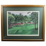 The Golden Bell Hole #12 The Augusta Collection Print by Nancy Raborn - Framed
