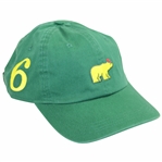 Jack Nicklaus Golden Bear Green 6 with Golden Bear Logo Hat - Unused