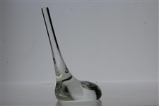 Tiffany & Co Luxury Large Leaded Crystal Art Glass Golf Club Paperweight