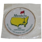 1982 Masters Tournament Contestants Metal Bag Tag Sealed New In Bag