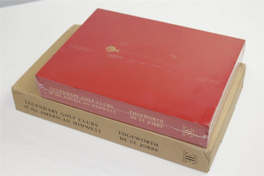 Deluxe 'Legendary Golf Clubs of the American Midwest' Book Sealed in Publisher's Shrink Warp & Slip Case