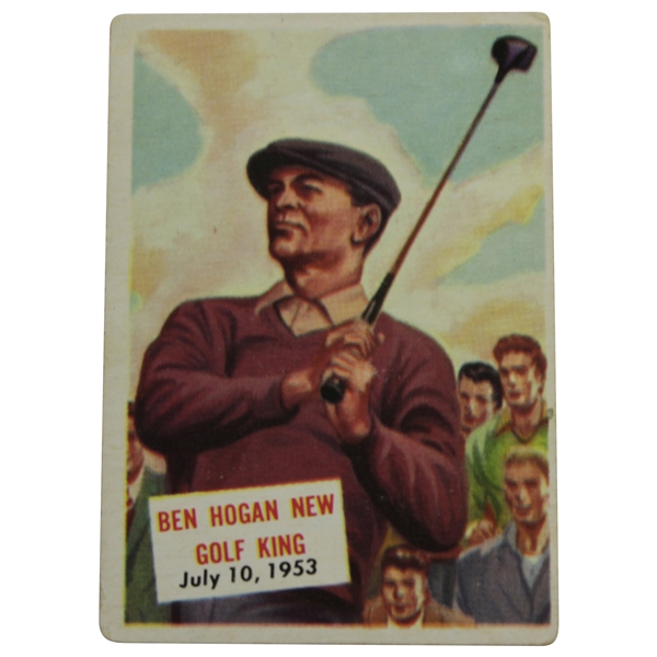 Ben Hogan New Golf King 1953 Golf Card - July 10th