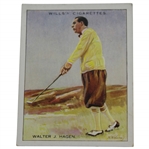 Vintage Walter Hagen Famous Golfers W.D. & H.O. Wills Golf Card No. 7