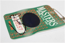 Ian Woosnam Signed 1991 Masters Tournament SERIES Badge #A08157 JSA ALOA