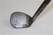 George Nicoll Special Zenith Slazenger Hand Forged Niblick with CBH Owner Stamp