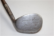 George Nicoll Special Zenith Slazenger Hand Forged Niblick with CBH Owner Stamp