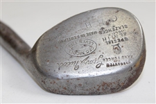George Nicoll Special Zenith Slazenger Hand Forged Niblick with CBH Owner Stamp