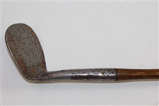 George Nicoll Special Zenith Slazenger Hand Forged Niblick with CBH Owner Stamp