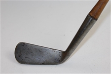 A.G. Spalding & Bros Morristown Trademark Makers Smooth Face Iron w/ Shaft Stamp