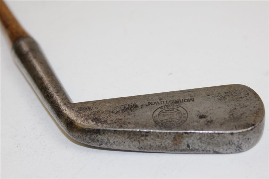 A.G. Spalding & Bros Morristown Trademark Makers Smooth Face Iron w/ Shaft Stamp