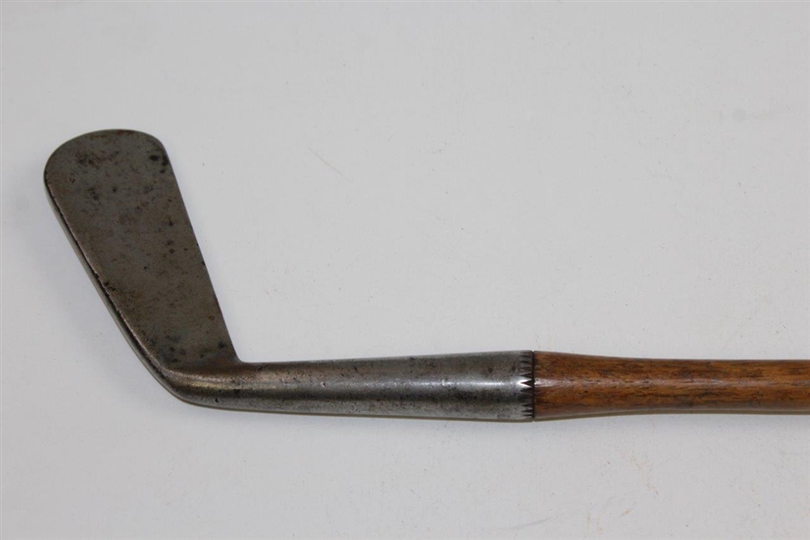 A.G. Spalding & Bros Morristown Trademark Makers Smooth Face Iron w/ Shaft Stamp