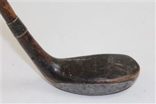 Vintage Walter Hewitt Mallet Putter with W. Hewitt Shaft Stamp