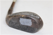 Vintage Walter Hewitt Mallet Putter with W. Hewitt Shaft Stamp